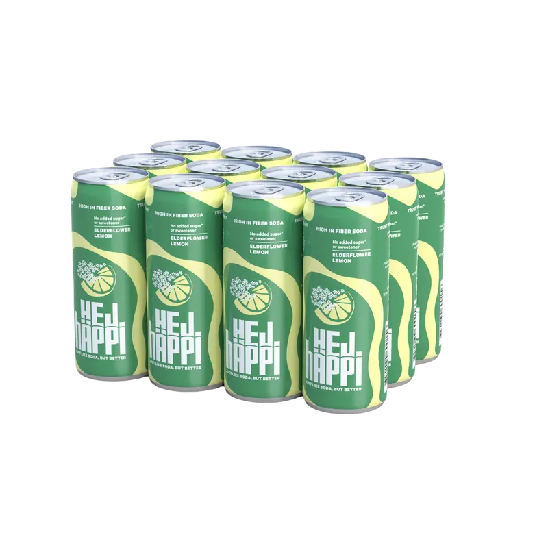 12-P HEJHÄPPI ELDERFLOWER/LEMON