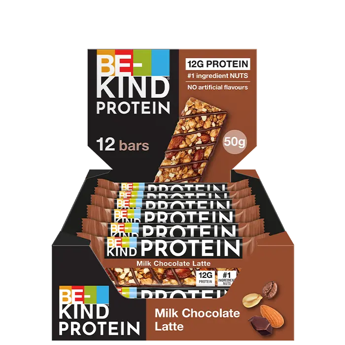 12 x BeKind Protein Bar 50 g Choc Latte