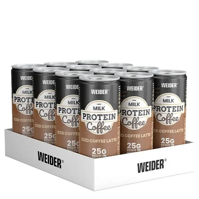 12 x Weider Protein shake, 250 ml Coffee