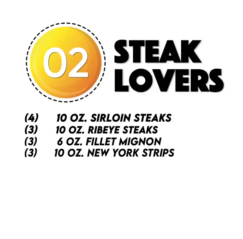 #2  Steak Lover's