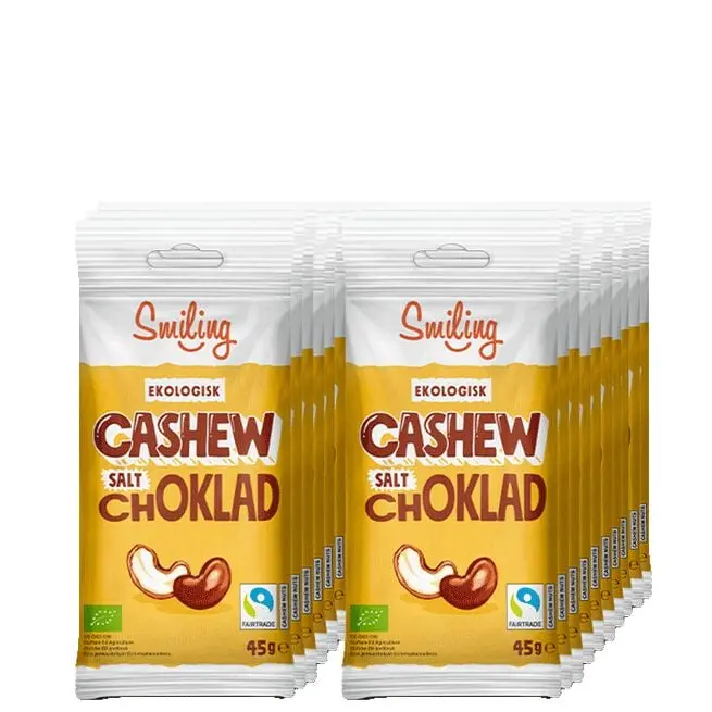 20 x Naturgodis Cashewnötter 45 g
