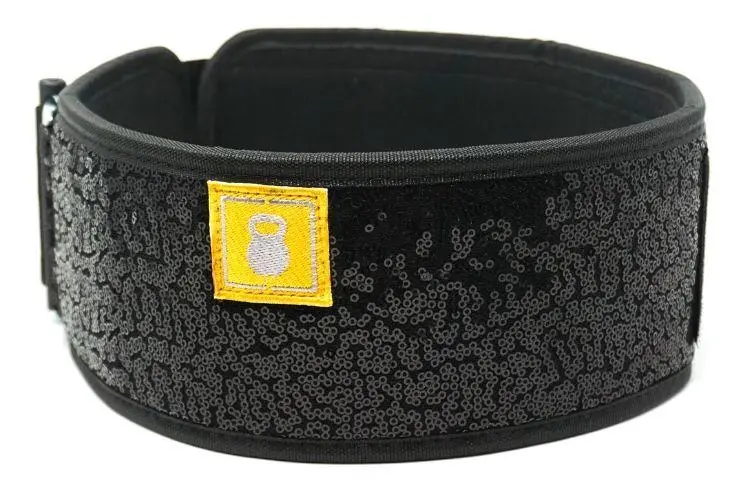 2POOD Black Magic (sparkle) Straight Weightlifting Belt