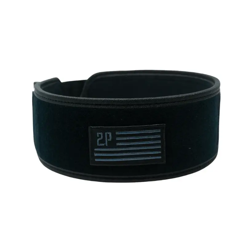 2POOD Black Velcro Patch  4" Weightlifting Belt