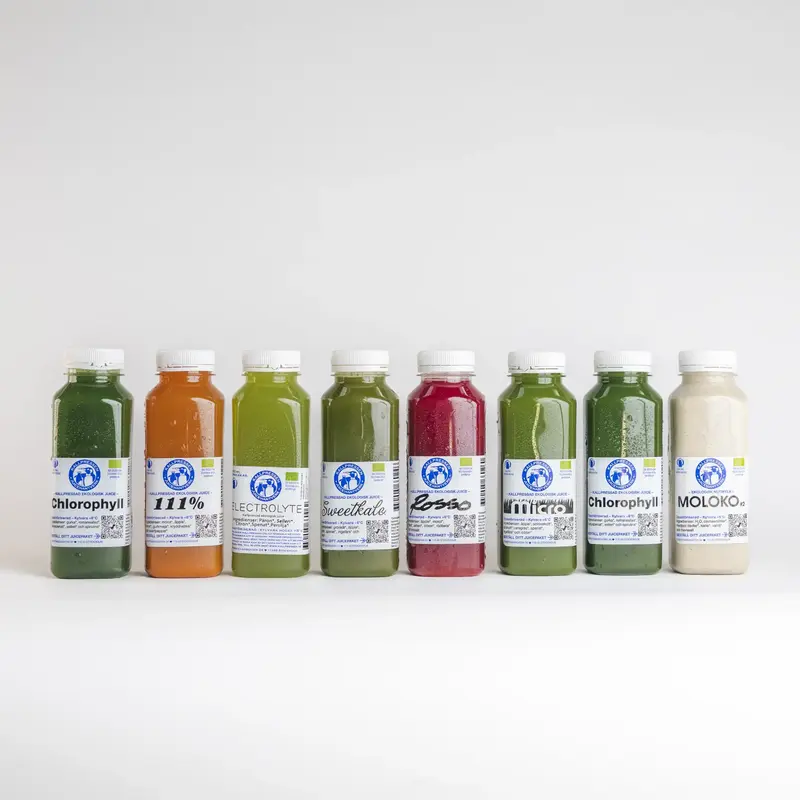 3 dagars Juicefasta paket med 8 juice/dag
