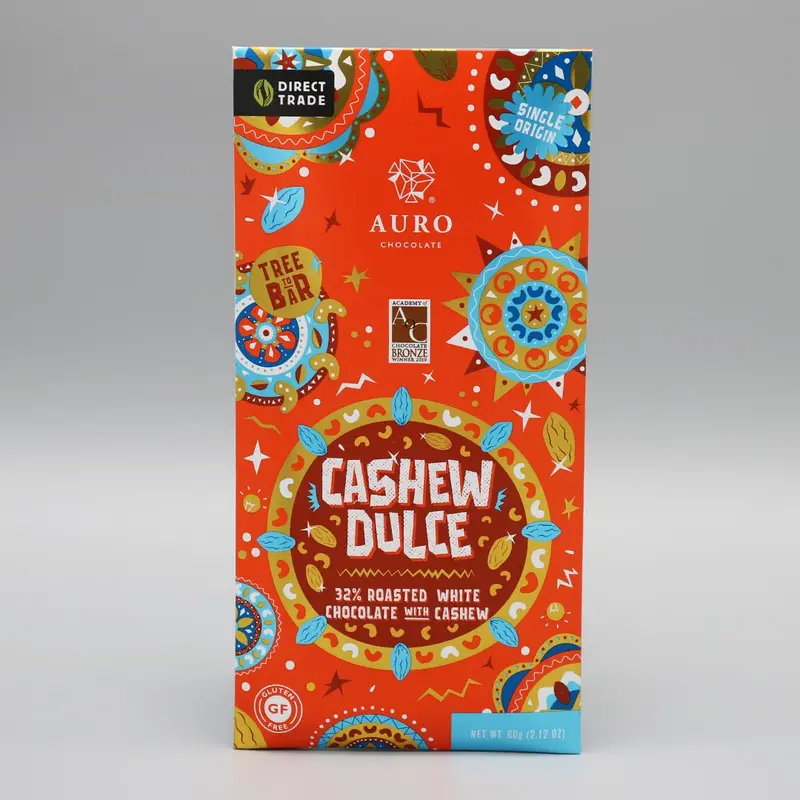 32% Roasted White Chocolate Cashew Dulce