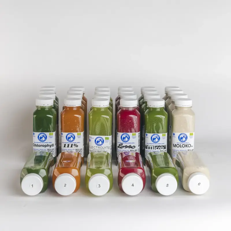 5 dagars Juicefasta paket med 6 juice/dag