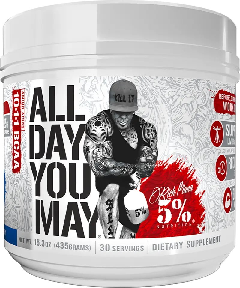5% Nutrition All Day You May - 450 g Blue Raspberry