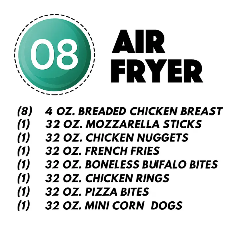 # 8  Air Fryer Special