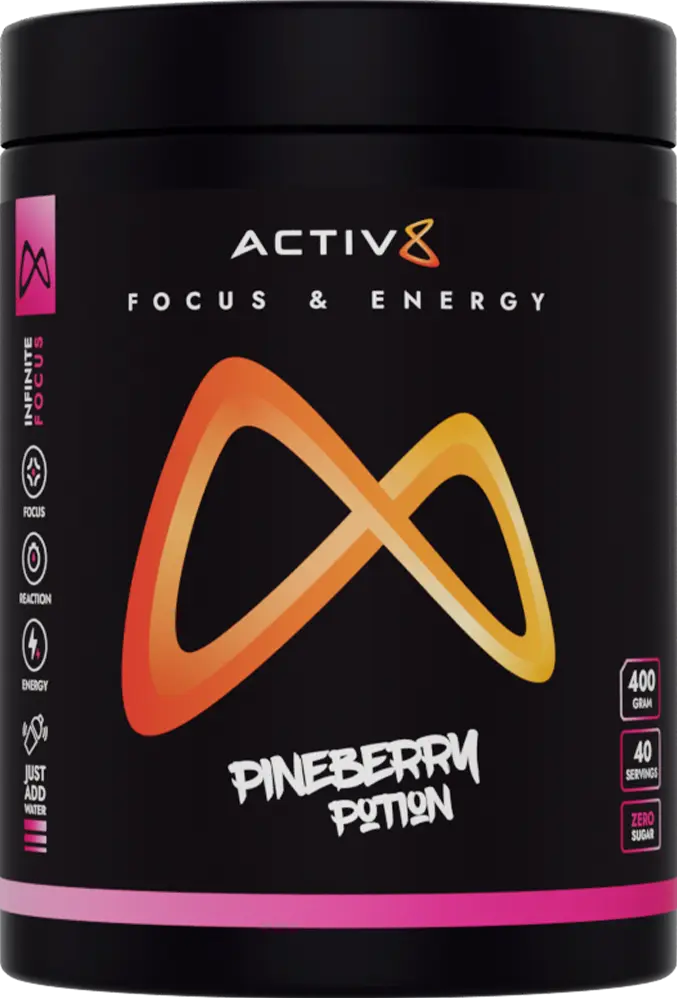 Activ8 Focus & Energi Dryck - 400 g - Pineberry Potion