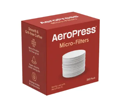 Aeropress pappersfilter