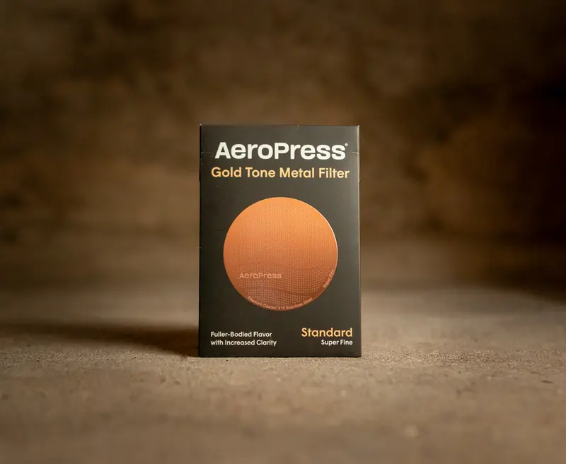 AeroPress permanent stålfilter – Guld (Standard)