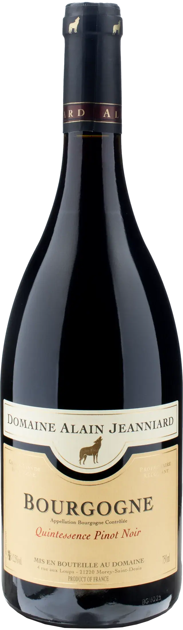 Alain Jeanniard Quintessence Pinot Nero 2021