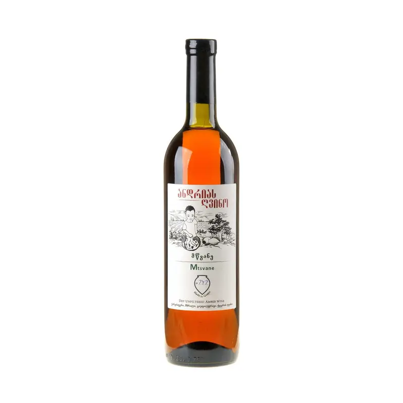 Andrias Gvino Mtsvane Dry Amber Wine 2023