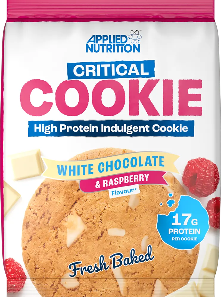 Applied Nutrition Critical Cookie - 12 x 73 g - Vit Choklad & Hallon