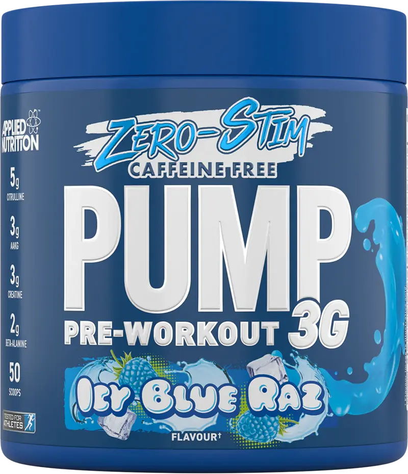 Applied Nutrition Pump 3G Zero Stim - 375 g Icy Blue Raz