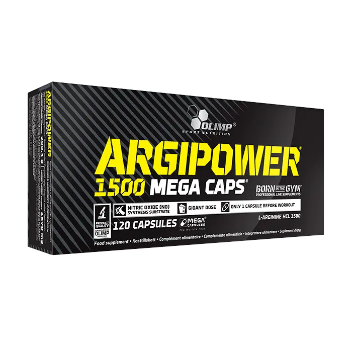 ArgiPower 1500 Mega Caps L-arginin Kapslar 120 st