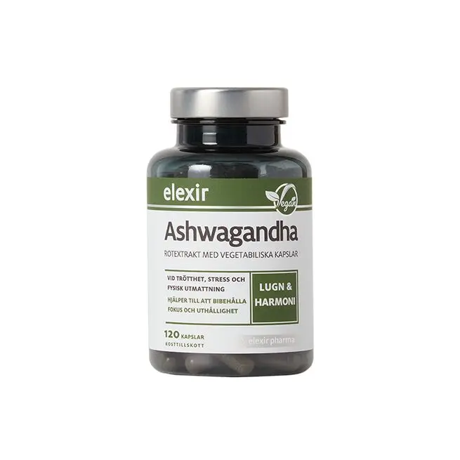 Ashwagandha 120 Kapslar