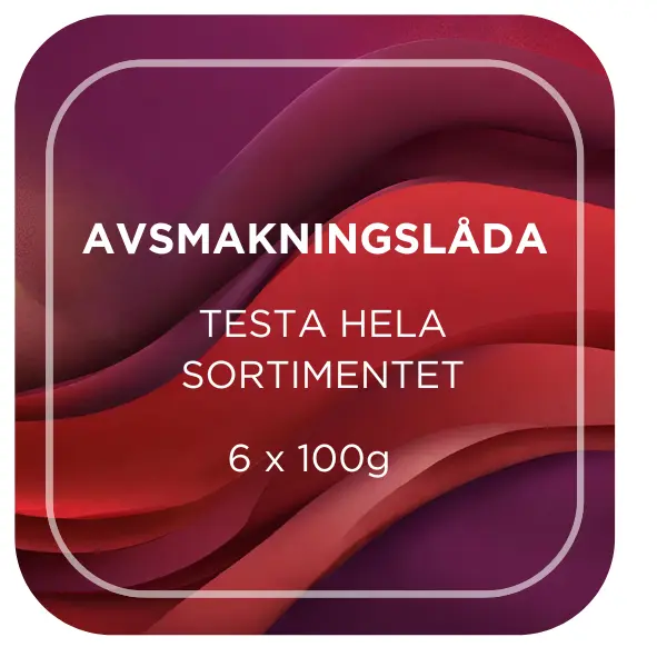 Avsmakningslåda 6 x 100g