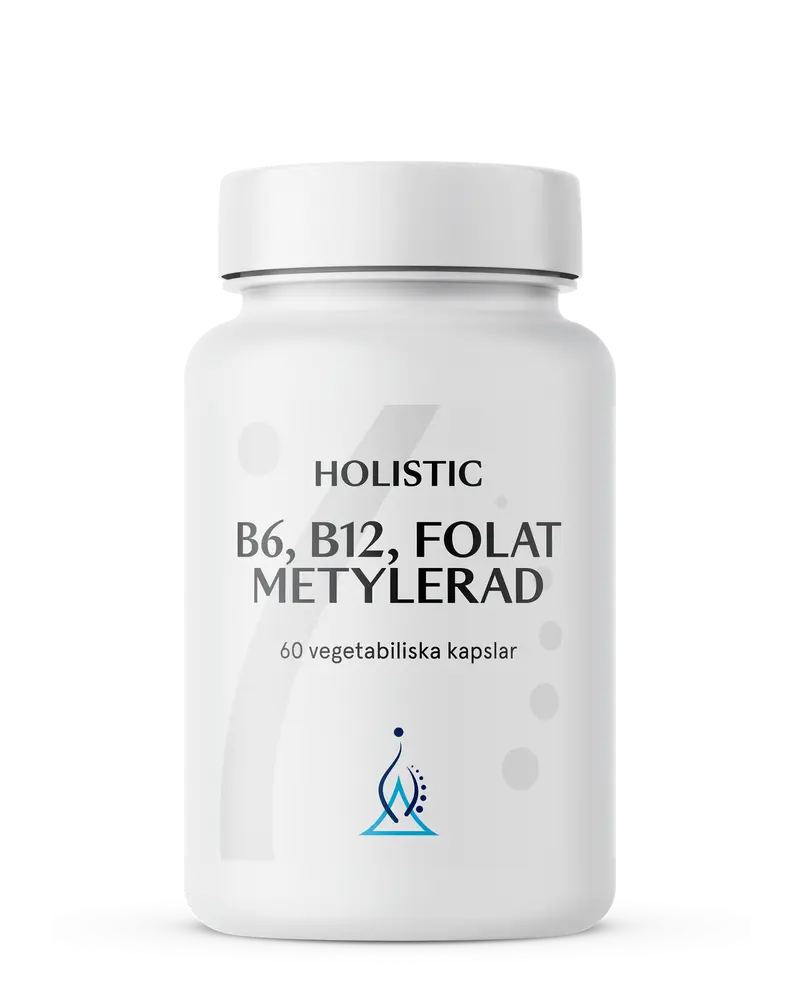 B6 B12 Folat metylerad, 60 kapslar