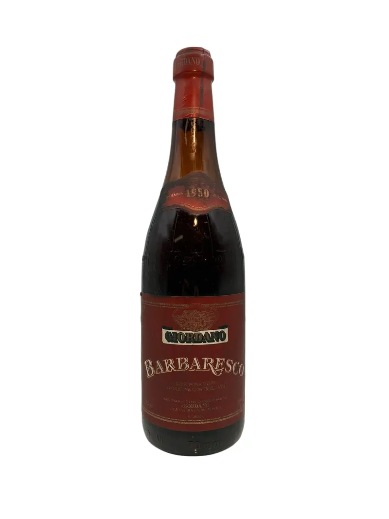 Barbaresco Giordano 1980 (låg nivå)