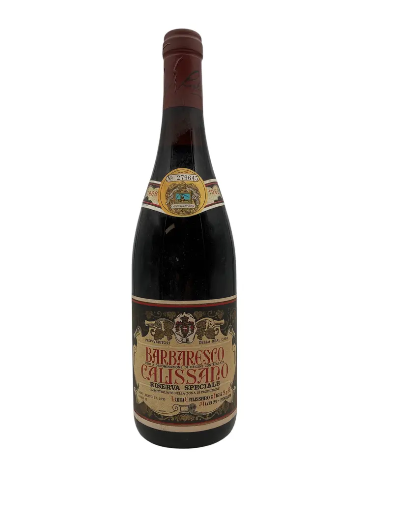 Barbaresco Luigi Calissano 1968 Riserva Speciale