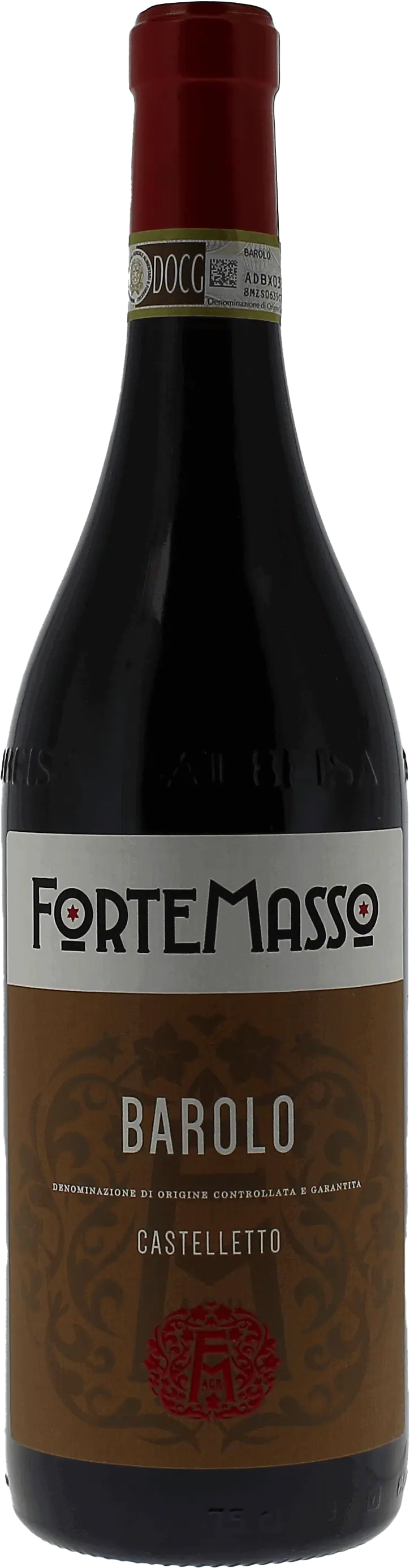 Barolo Castelletto Docg Fortemasso Italie, 2019