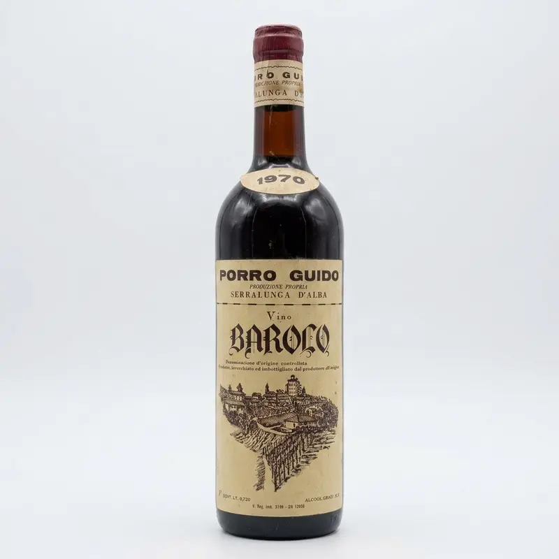 Barolo Porro Guido 1970