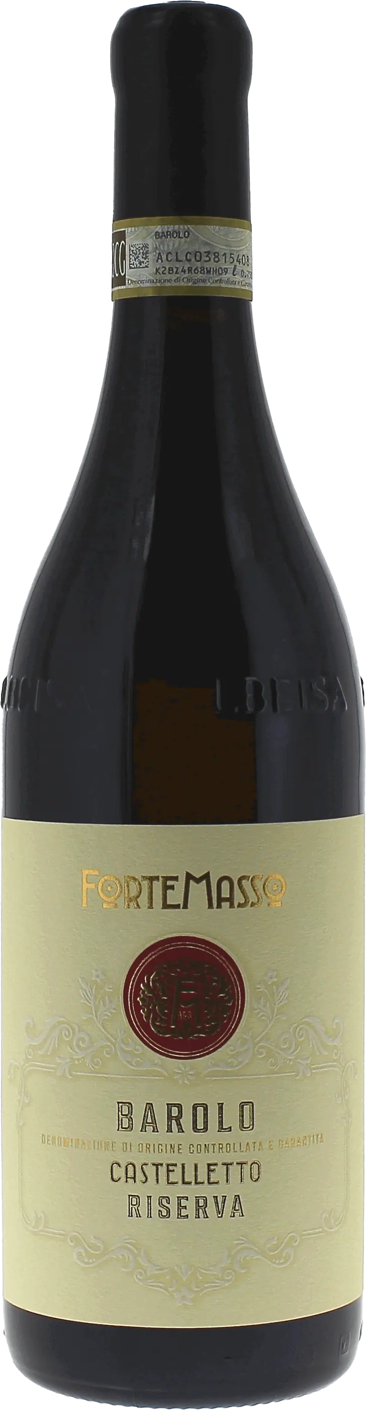Barolo Riserva Castelletto Docg Fortemasso Italie, 2016