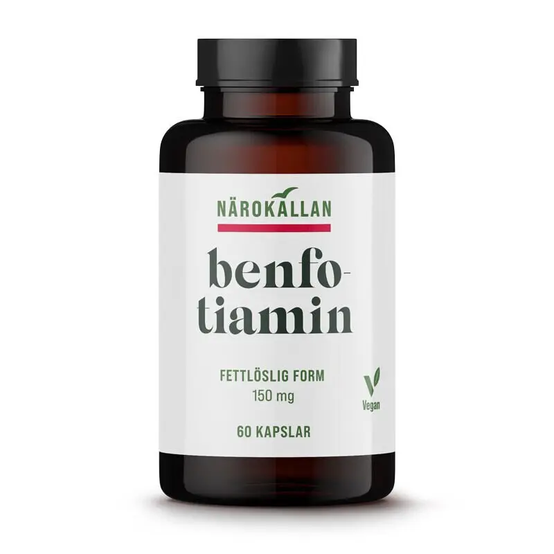 Benfotiamin 150mg 60 kapslar