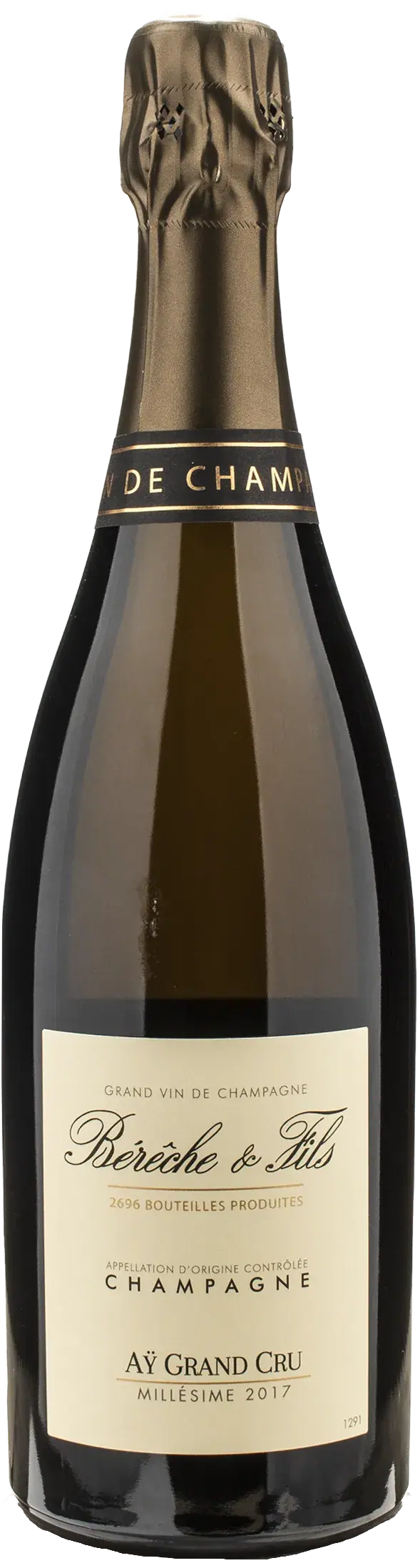 Bereche Champagne AY Grand Cru Extra Brut Millesime 2017