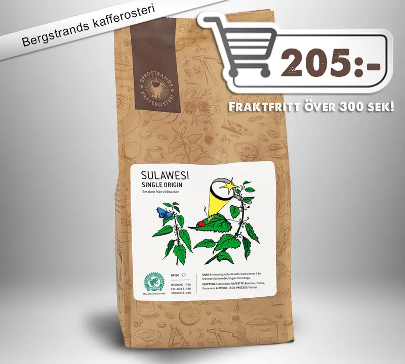 Bergstrands Sulawesi,  Indonesiens egen stolthet, 1000g