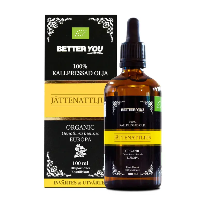 Better You Kallpressad Jättenattljusolja 100 ml