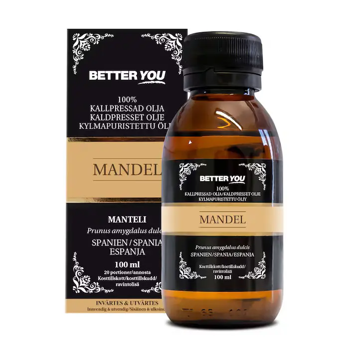Better you Mandelolja - Kallpressad 100 & 250 ml