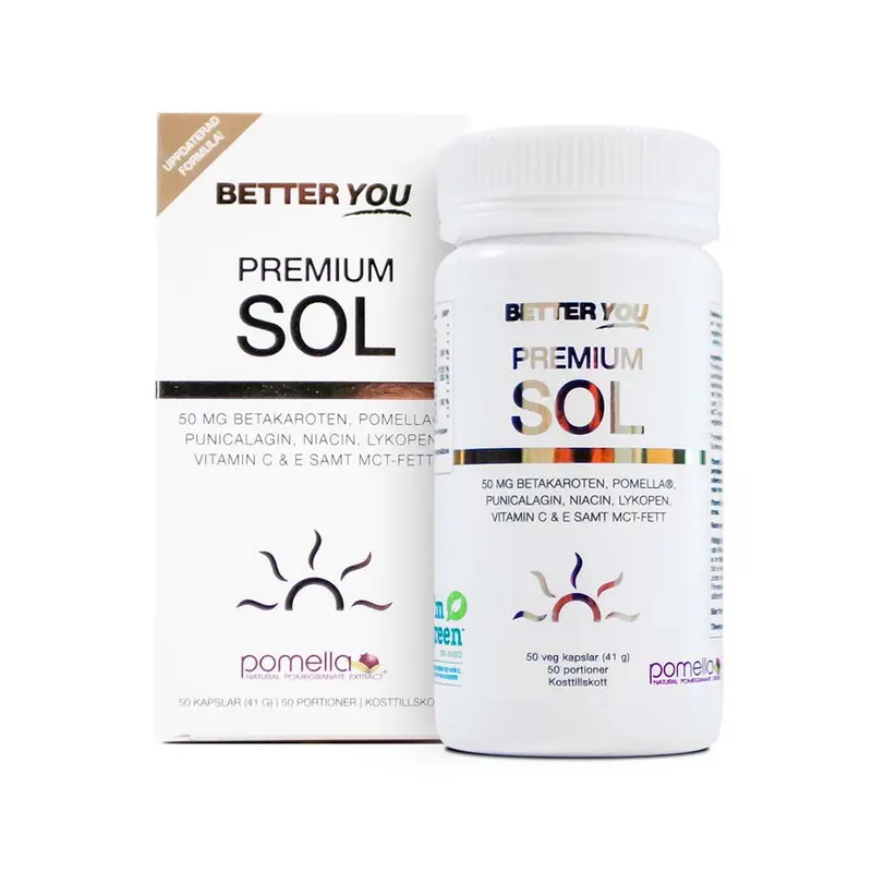 Better You Premium Sol Betakaroten 50 kapslar