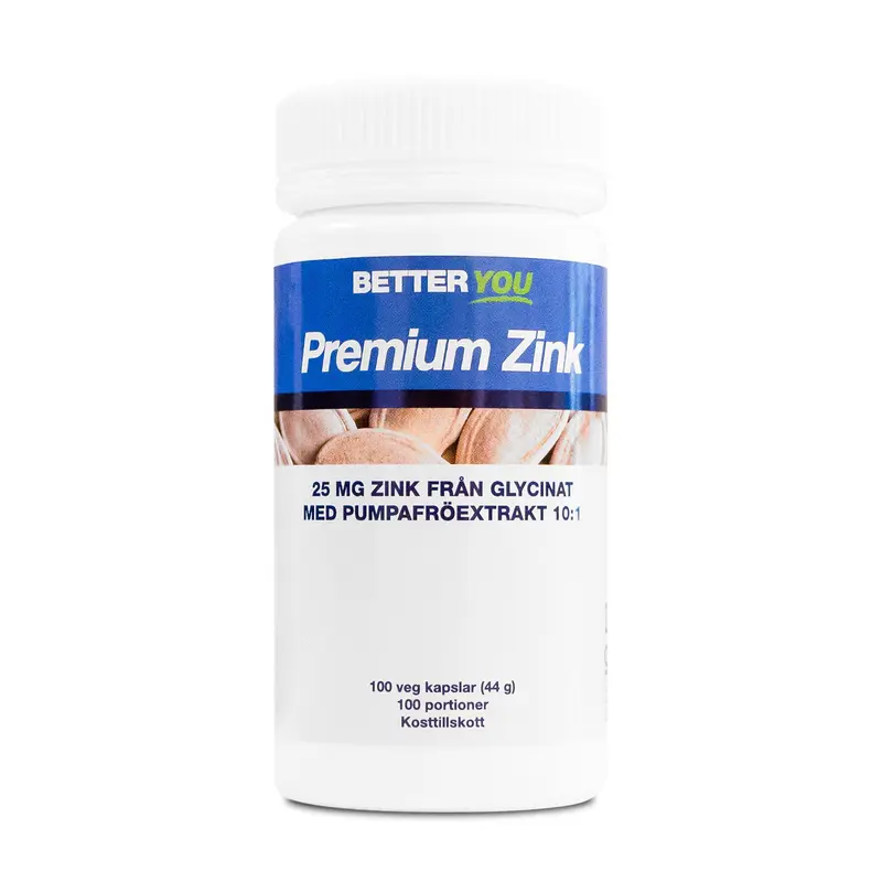 Better you Premium zink 100veg kapslar