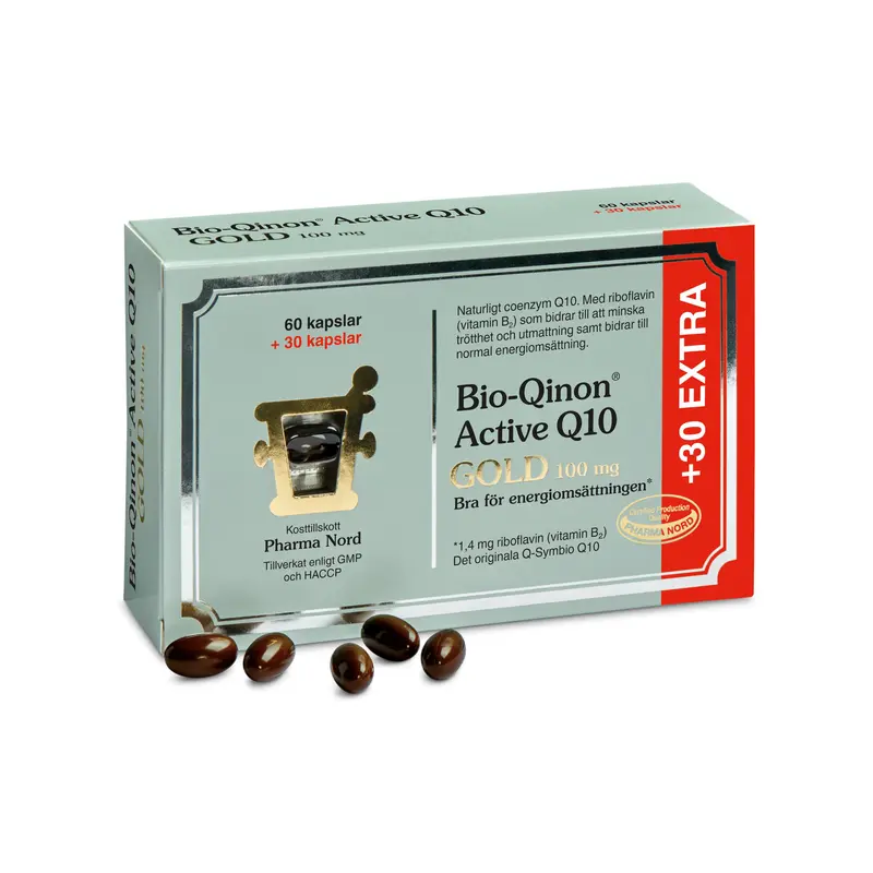 Bio-Qinon Active Q10 Gold 100mg 60k + 30k