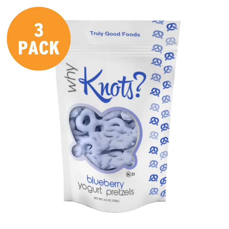 Blueberry Yogurt Pretzels – 3 pack, 4.5oz SUR bags