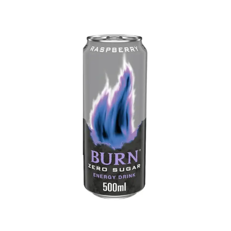 Burn Zero Raspberry 500ml - 12p
