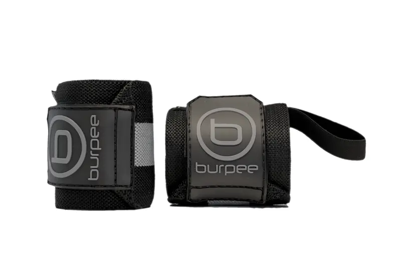 Burpee Wrist Wraps Grey