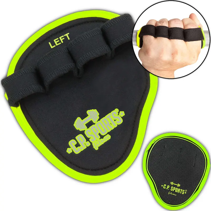 C.P. Sports Power Grips Pro, Black/Yellow