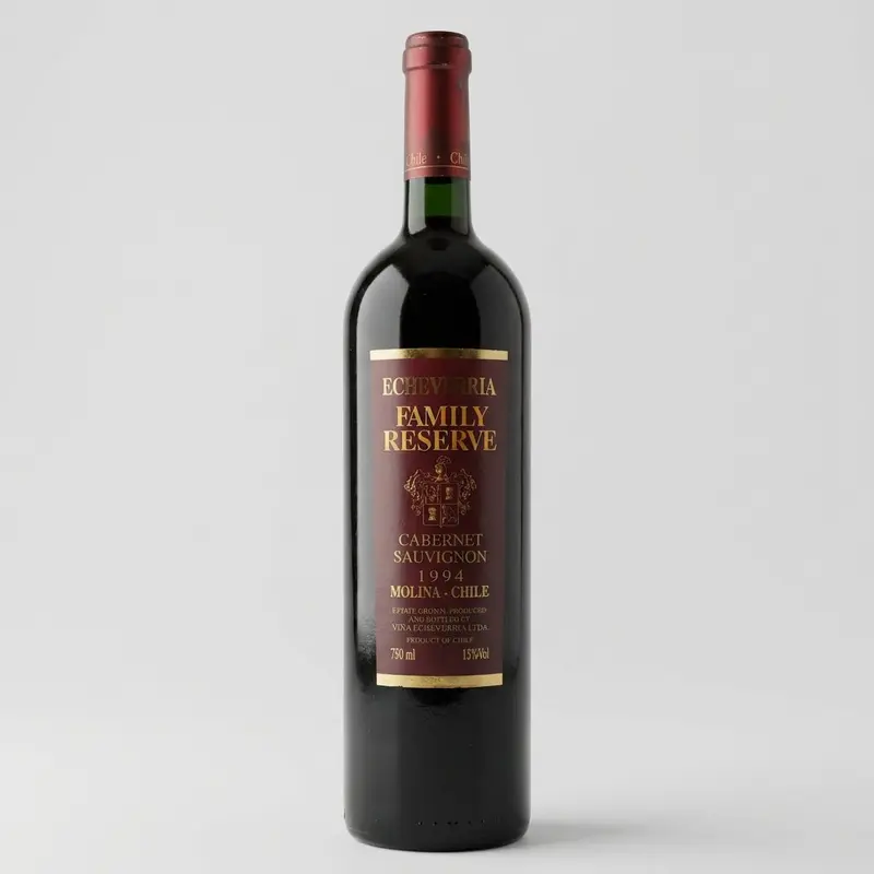 Cabernet Sauvignon Family Reserve Viña Echeverria 1994