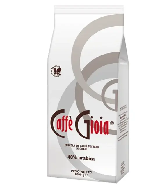 Caffé Gioia Vit 1 kg bönor, 40%Arabica & 60%Robusta