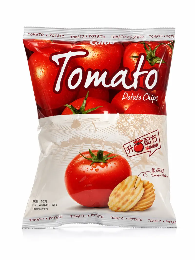 Calbee Tomatsmak Potatischips 55g