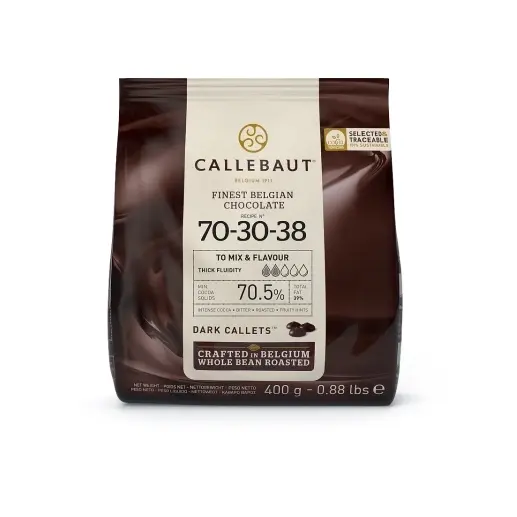 Callebaut 70-30-38 Mörk Choklad 70,5% 400g