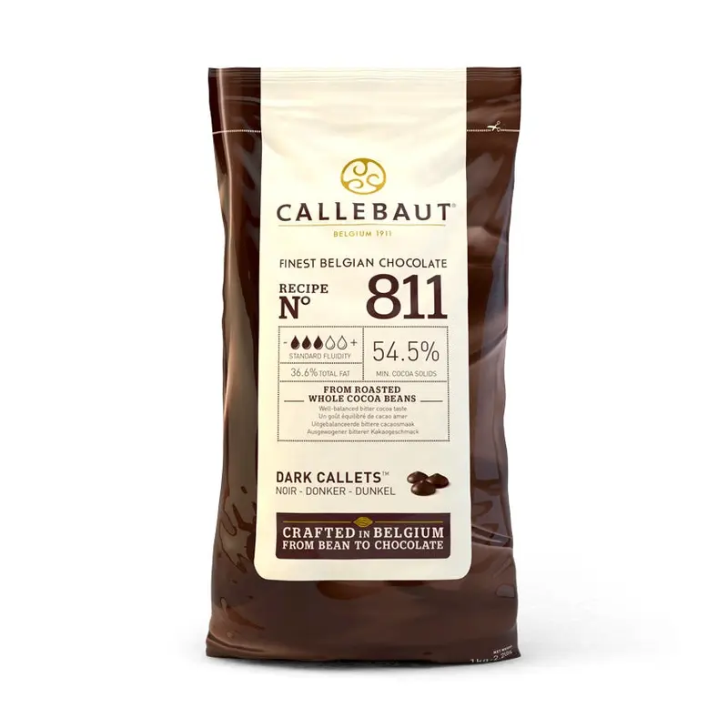 Callebaut 811 Mörk Choklad 54,5% 1kg