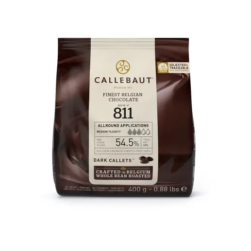Callebaut 811 Mörk Choklad 54,5% 400g