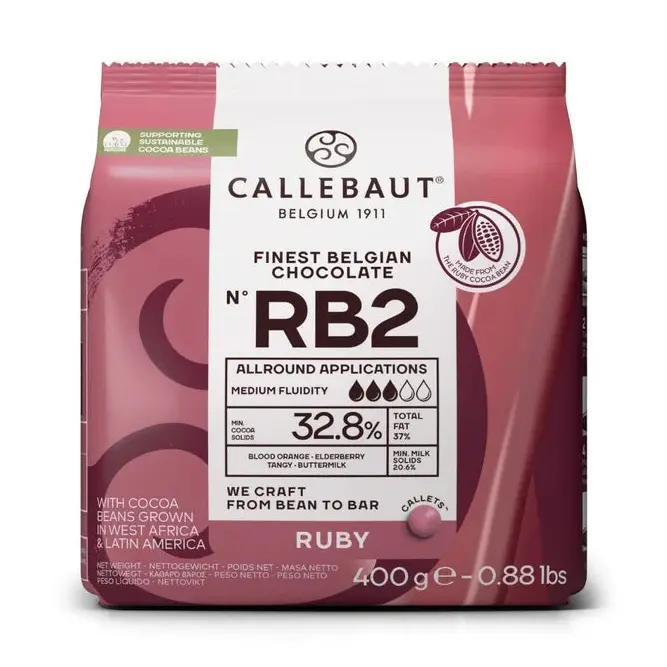 Callebaut RB2 Ruby Choklad 32,8% 400g