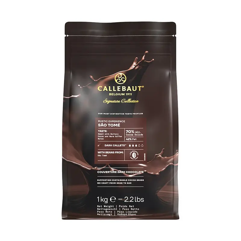Callebaut Rustic Sao Tomé Mörk 70% 1kg