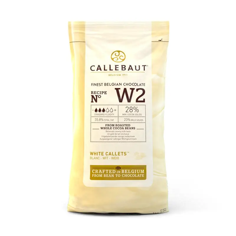 Callebaut W2 Vit Choklad 28% 1kg