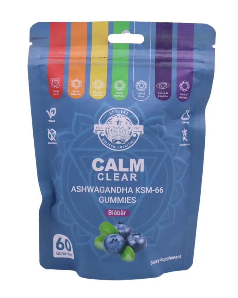 Calm & Clear | Ashwagandha KSM-66 Gummies | KSM-66 Tuggisar